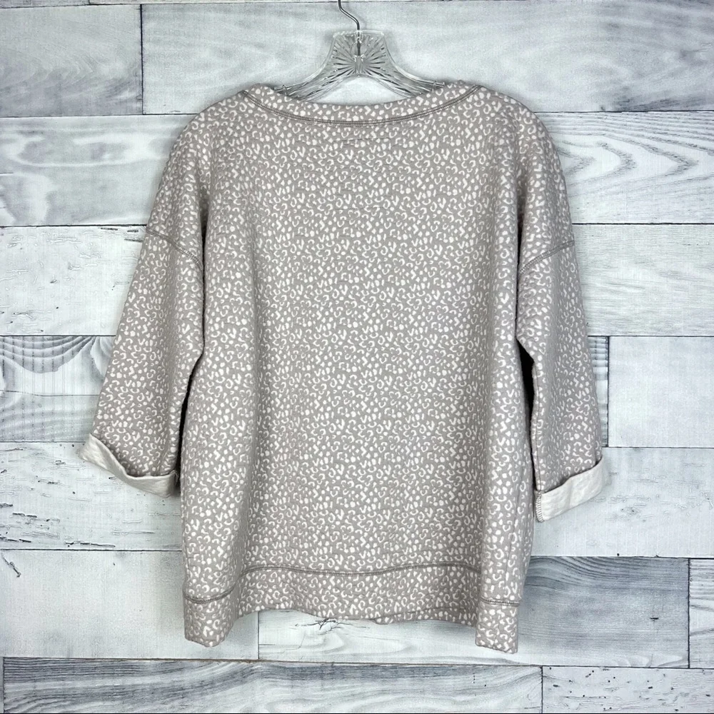 Anthropologie Lilka Leopard Sweatshirt - Picture 4 of 5